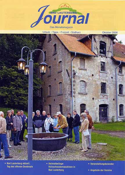 Titelseite Gästemagazin Bad Lauterberg mit Führung über die Königshütte